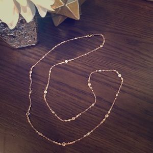 Kendra Scott rose gold necklace